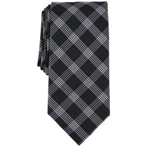 Michael Kors Men's Lombard Check Tie -
Black men’s tie